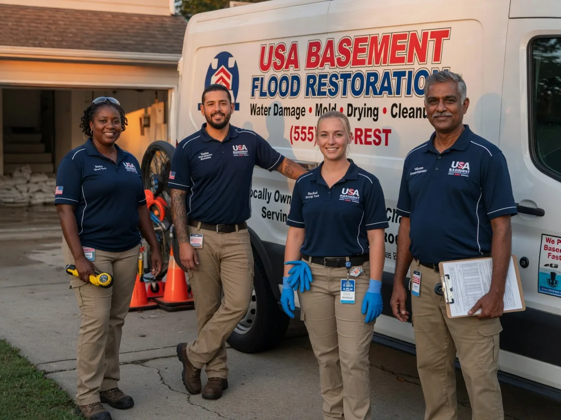 Basement Flood Cleanup company in Levasy, MO